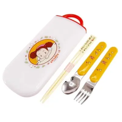 My Neighbor Totoro - Mei - Chopstick Spoon And Fork Set