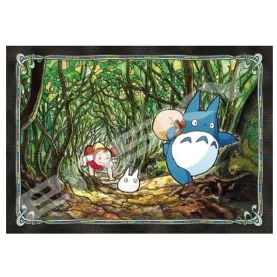 My Neighbor Totoro - Secret Tunnel - Stained Glass Puzzle 208P