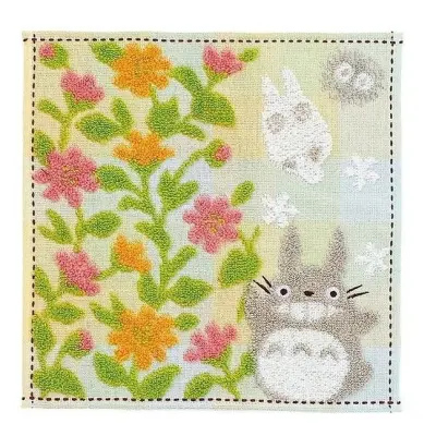 My Neighbor Totoro - Totoro Flowers Garden - Mini Towel 25X25Cm