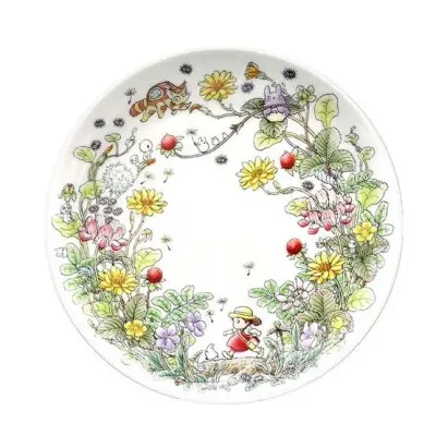 My Neighbor Totoro - Totoro Strawberry - Plate 23Cm