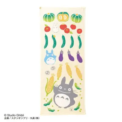 My Neighbor Totoro - Totoro Summer Vegetable - Imabari Towel 34X80Cm