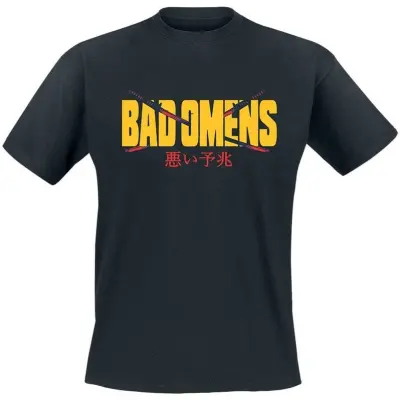 Bad Omens T-shirt - Japanese Deluxe Katana - S 4XL - för Herr - svart