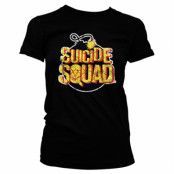 Suicide Squad Bomb Logo Girly Tee, T-Shirt