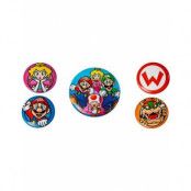 5 st Super Mario-knappar