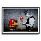 Banksy Mushroom Poster