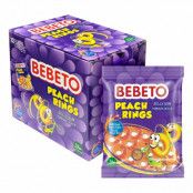 Bebeto Peach Rings - 12-pack