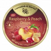 Cavendish Raspberry Peach Drops - 175 gram