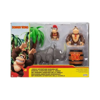 Donkey Kong Jungle Adventure Diorama Set - Donkey Kong -  Leksaksaffären