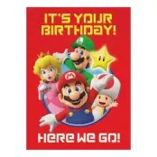 Födelsedagskort Super Mario