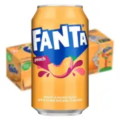 Fanta Peach Läsk - 12-pack