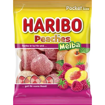 HARIBO Peaches Melba Godispåse 80 g