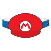 Hattar/huvudband Super Mario 8-pack