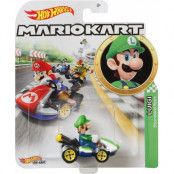 Hot Wheels - Die-cast Luigi Standard Mario Kart