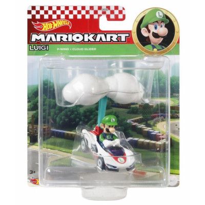Hot Wheels Mario Kart Glider Luigi
