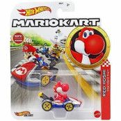 Hot Wheels Mario Kart RED YOSHI Standard Kart