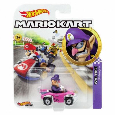 Hot Wheels Mario Kart Waluigi