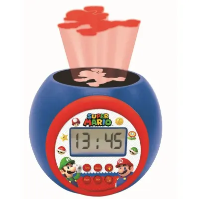 Lexibook Super Mario Projector Alarm Clock with Timer RL977NI