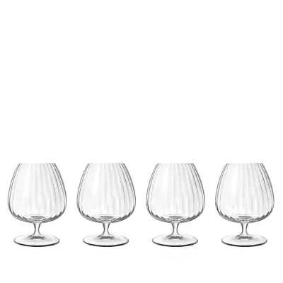 Luigi Bormioli - Optica Cognac glass 46,5 cl, 4 pcs.