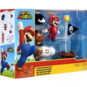 Mario Bros Cloud Diorama Set