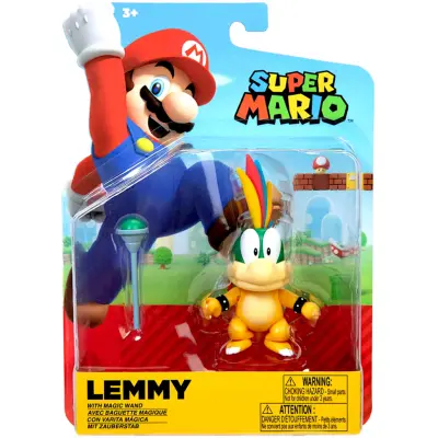 Mario Bros Lemmy With Magic Wand (10cm)