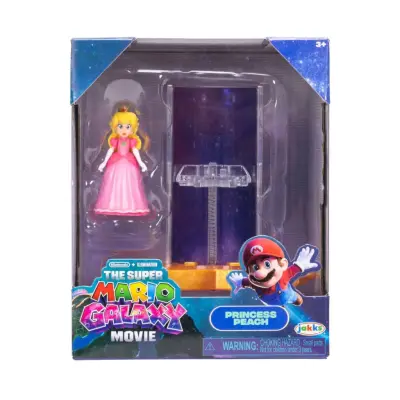 Mario Galaxy Movie Figur 4cm med tillbehör Princess Peach - Super Mario -  Leksaksaffären