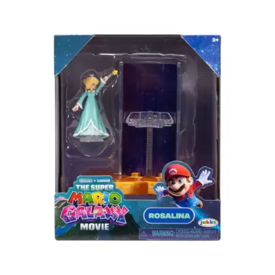 Mario Galaxy Movie Figur 4cm med tillbehör W2 Rosalina - Super Mario -  Leksaksaffären