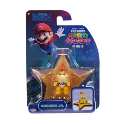 Mario Galaxy Movie Figur 4cm W2 Bowser Jr. - Super Mario -  Leksaksaffären