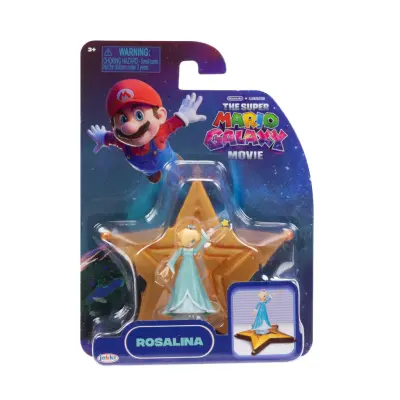 Mario Galaxy Movie Figur 4cm W2 Rosalina - Super Mario -  Leksaksaffären