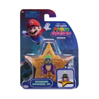 Mario Galaxy Movie Figur 4cm W2 Wonder Bowser Jr. - Super Mario -  Leksaksaffären