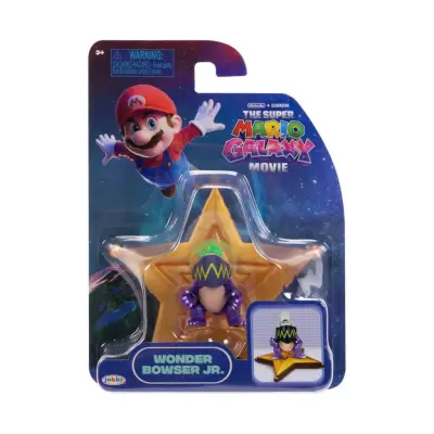 Mario Galaxy Movie Figur 4cm Wonder Bowser Junior - Super Mario -  Leksaksaffären
