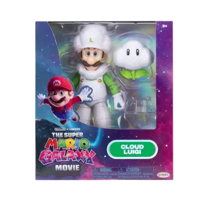 Mario Galaxy Movie Figur med tillbehör Cloud Luigi - Super Mario -  Leksaksaffären