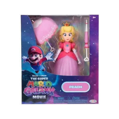 Mario Galaxy Movie Figur med tillbehör Peach - Super Mario -  Leksaksaffären