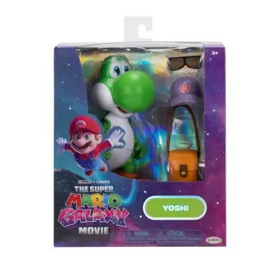 Mario Galaxy Movie Figur med tillbehör Yoshi - Super Mario -  Leksaksaffären
