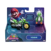 Mario Galaxy Movie Fordon med figur Yoshi - Super Mario -  Leksaksaffären