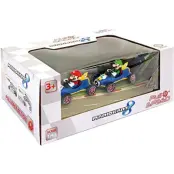 Mario Kart 8 - Mario + Luigi Pull Speed set 2 cars