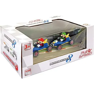 Mario Kart 8 - Mario + Luigi Pull Speed set 2 cars