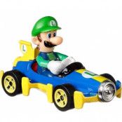 Mario Kart Hot Wheels Luigi Mach 8 Vehicle