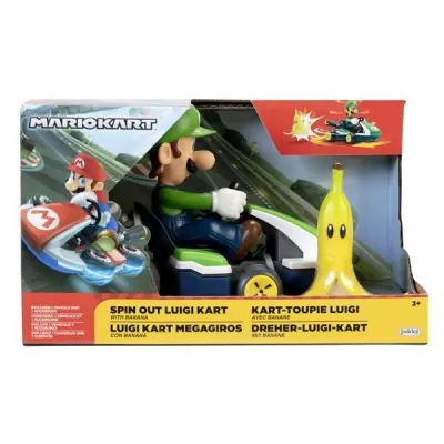 Mariokart Spin Out Luigi Kart - Super Mario -  Leksaksaffären