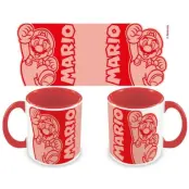 Nintendo - gaming Mugg - Mario - Red coloured inner Mug - för None -
