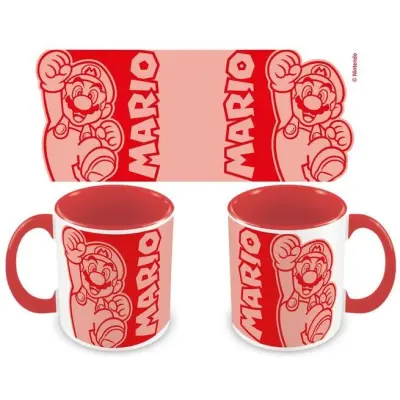 Nintendo - gaming Mugg - Mario - Red coloured inner Mug - för None -