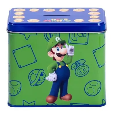 Nintendo Super Mario Bros Luigi+ Money box set Mug