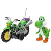 Nintendo Super Mario Movie 2 - Wave 2 Assortment (Bowser On Mini Clown Car + Yoshi On Bike)