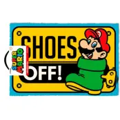 Nintendo Super Mario Shoes Off doormat