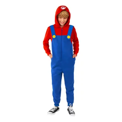OppoSuits Mario Barn Onesie - X-Large