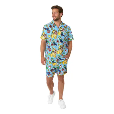 OppoSuits Super Mario™ Group Shorts Kostym - Small