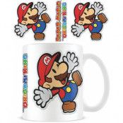 Paper Mario Mario Sticker Mug