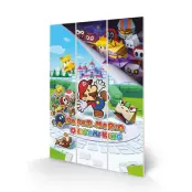 Paper Mario - The Origami King - Wood Print 20X29.5