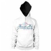 Peach Pit Distressed Hoodie, Hooded Pullover