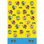 Plastduk 138x183 cm - Super Mario
