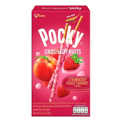 Pocky Strawberry Peach Yoghurt - 38 g